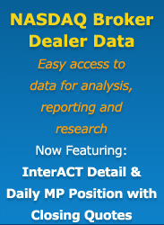 NASDAQ Broker Dealer Data